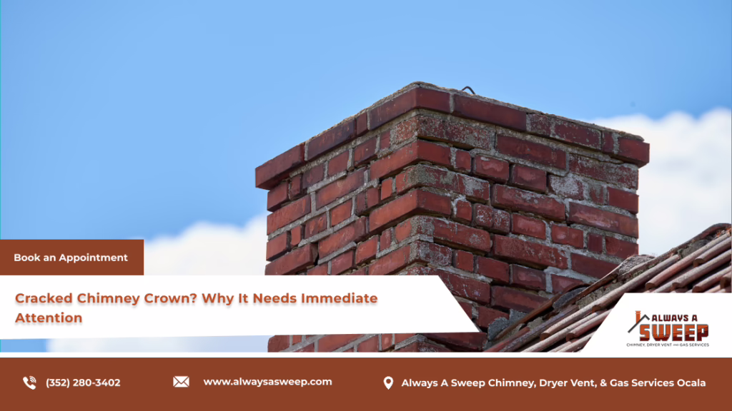 Cracked Chimney Crown_ Why It Needs Immediate Attention
