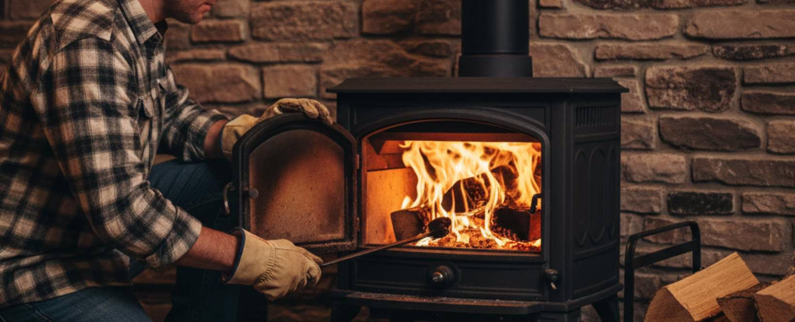 removable wood stove