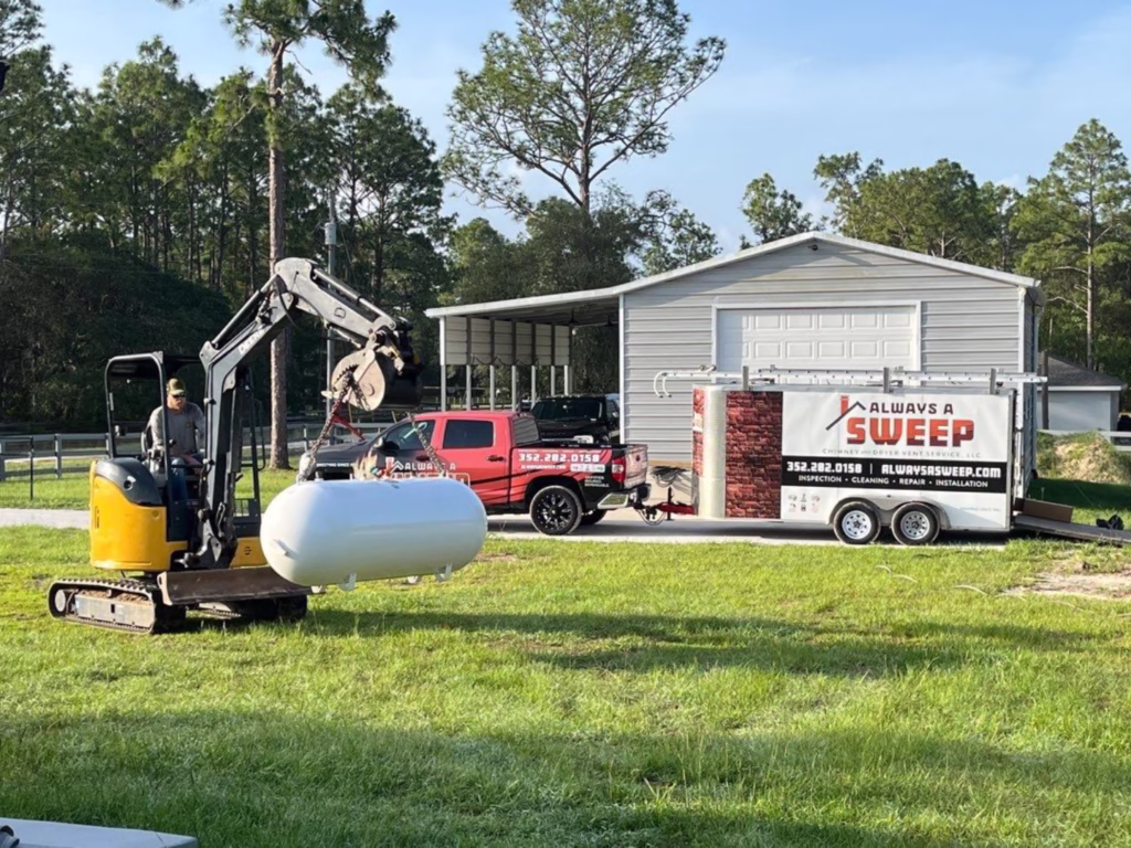 gas slander installation