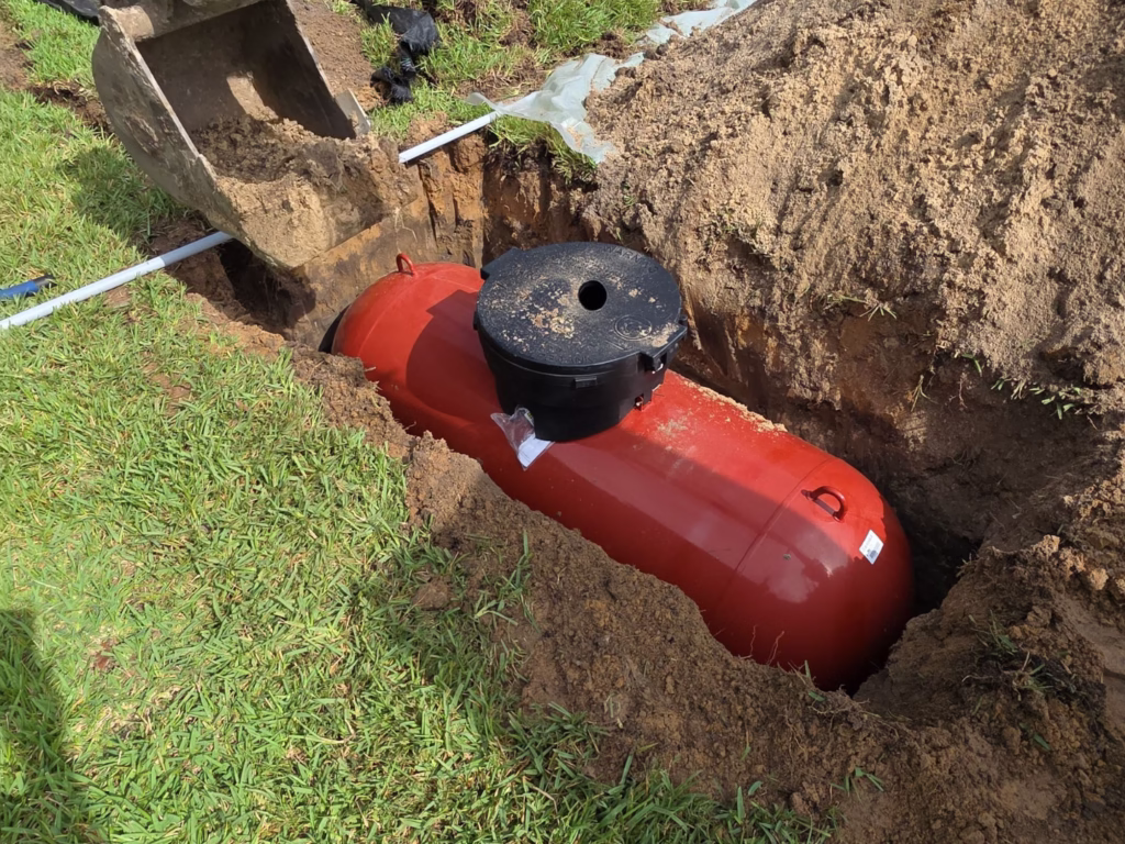 gas slander installation