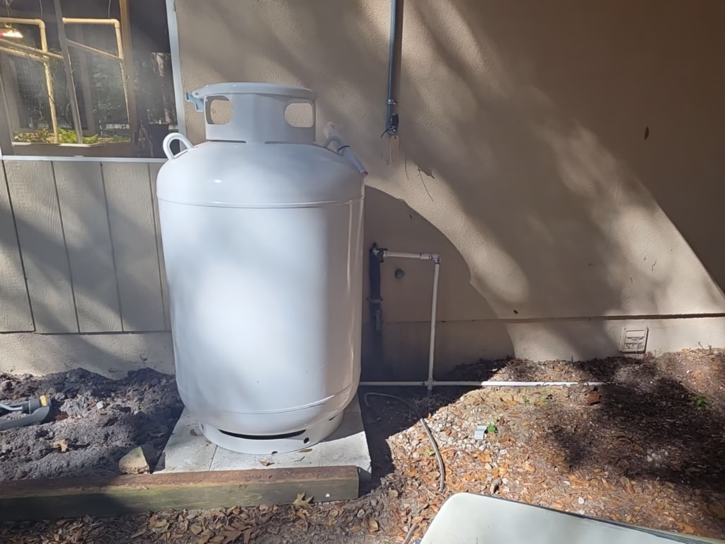 gas slander installation
