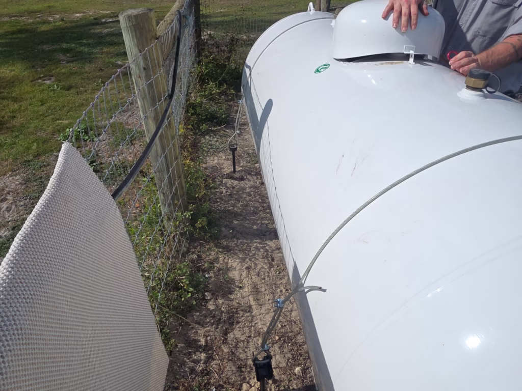 gas slander installation