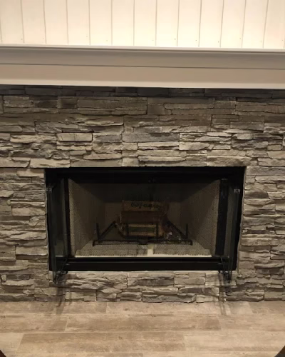 Wood Fireplace Zero Mess