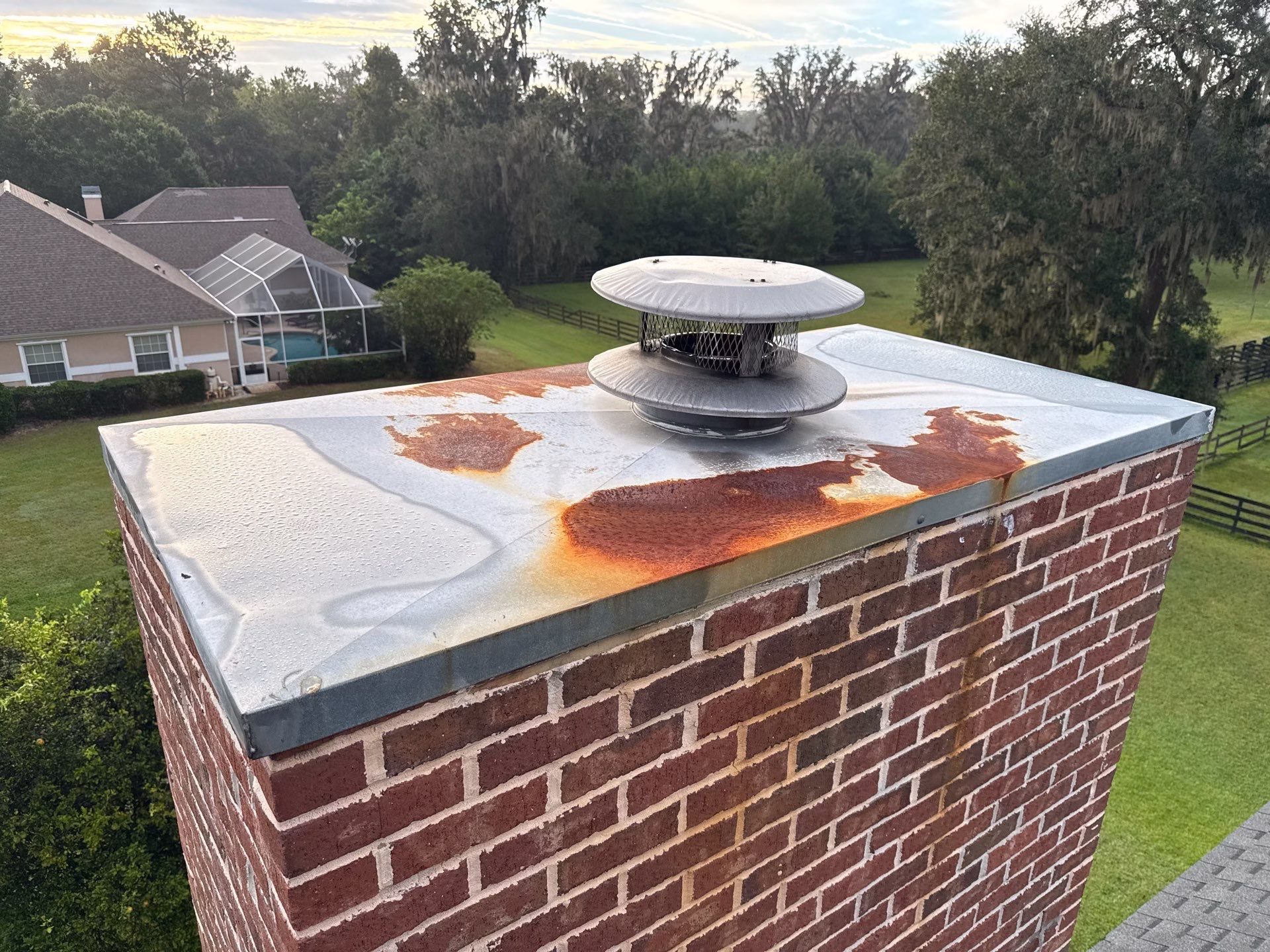 Roof vent with cap