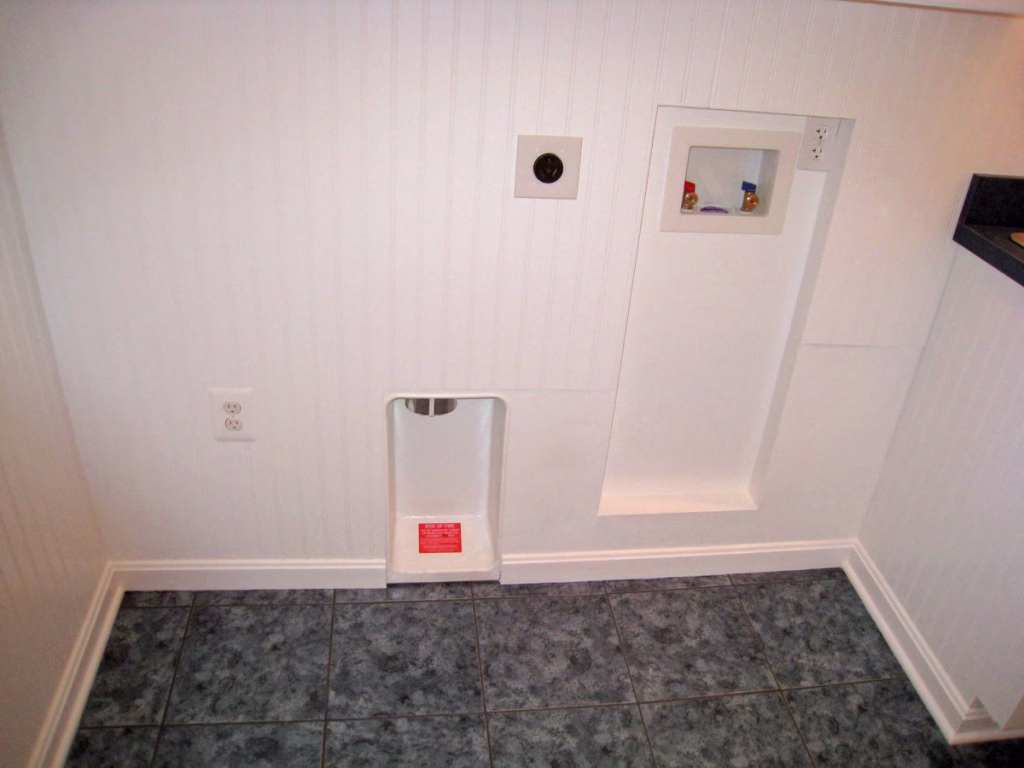 41~The red label is the Dryer Placard that is a code required item~-dryerbox425installed