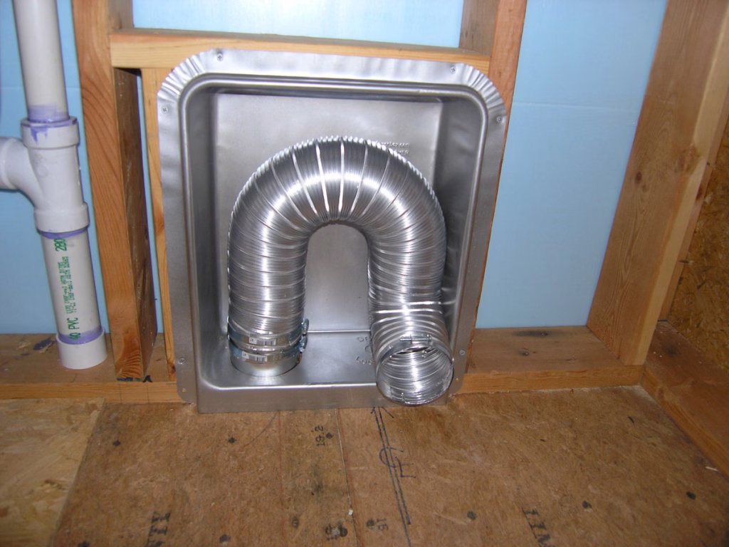 48~Rough install of a 4D Dryerbox for going down with the ventilation~-Dryerbox-4D
