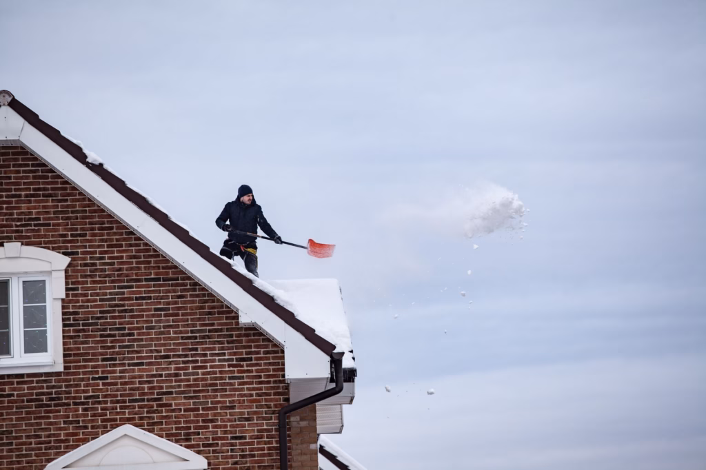 technician performing chimney cleaning Gainesville FL homeowner requested before winter