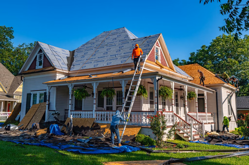 rusted roof cap before replacement on a Central Florida home