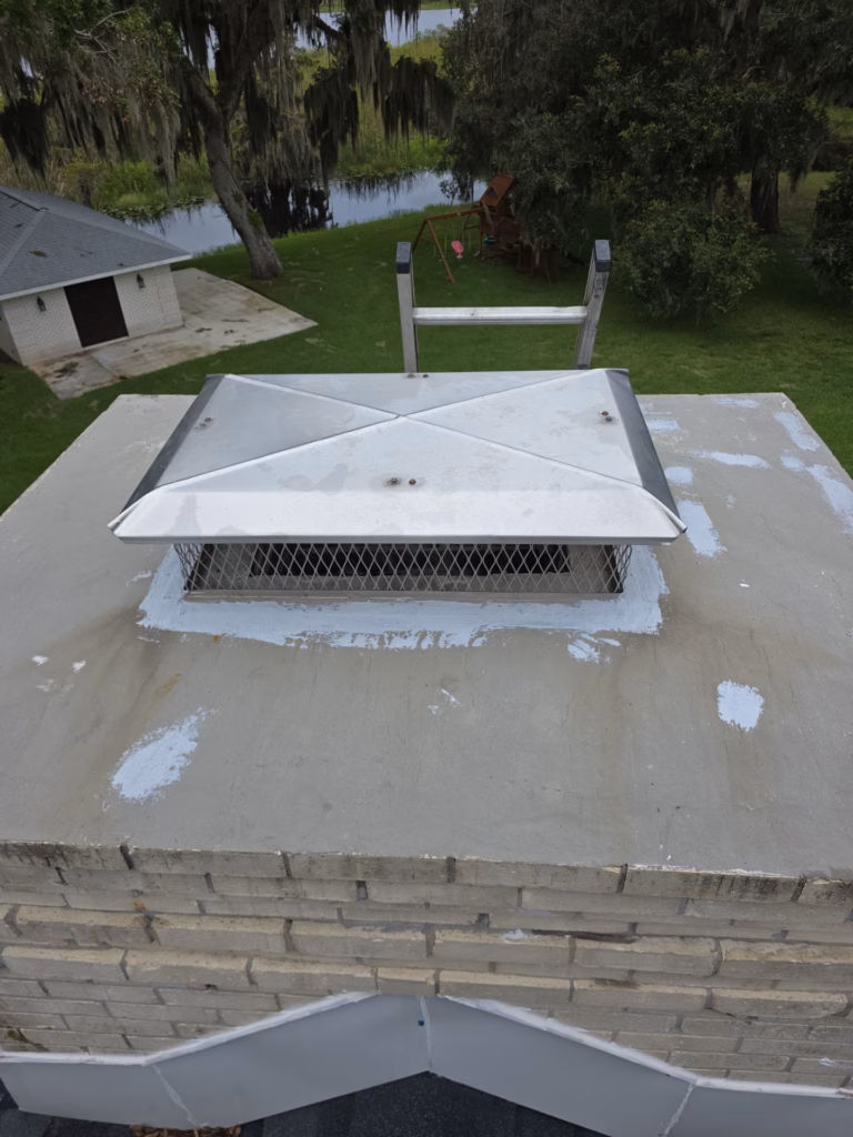 chimney cap and crown inspection near Crystal River Florida home