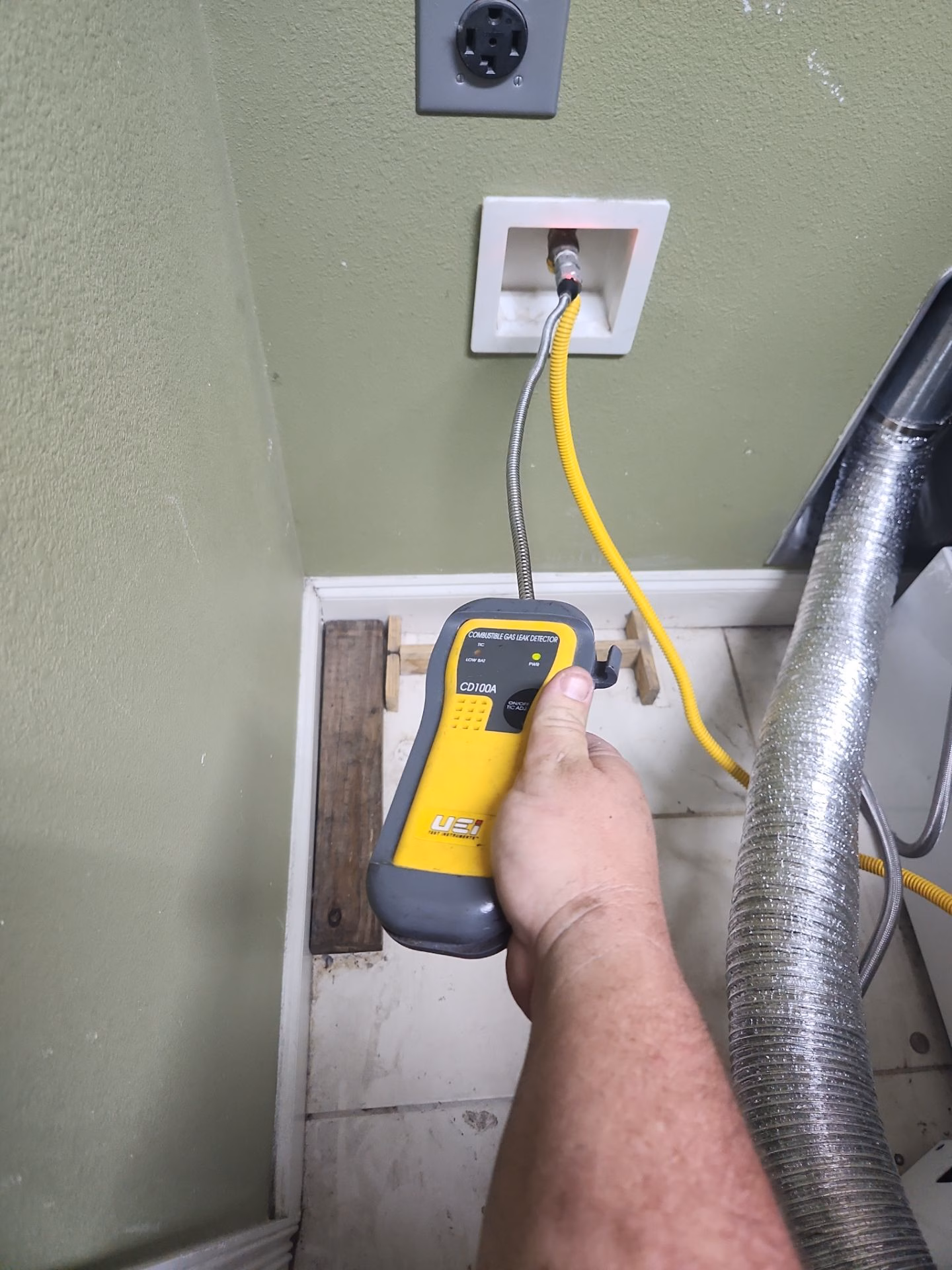 Gas Fireplaces 7 Technician installing a gas line for a fireplace insert in a Central Florida home